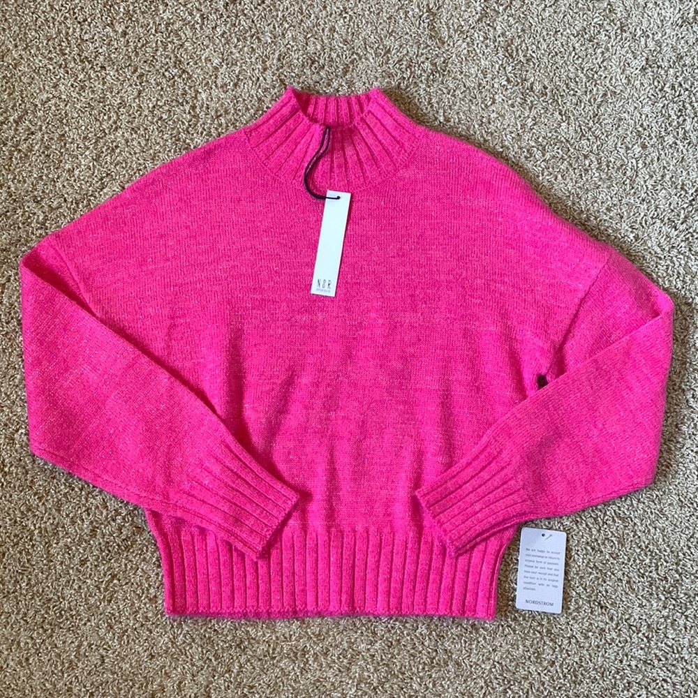 NWT NSR/Nordstrom Pink Sweater